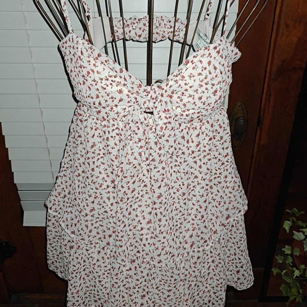 Floral Spaghetti Strap Dress
